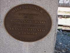 Hier begann die Trans Continentall Railroad