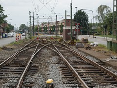 Die Idylle ist einer Straße gewichen.