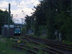 ....durch die Gleisanlagen der ehm. Abstellanlage...