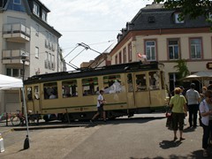 Eine weitere Besonderheit im Netz der MVG ist die "Gaustraße" mit 9,549 % Steigung. Die steilste Straßenbahnstrecke in Deutschland.
