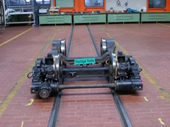 Ein frisch überholtes Drehgestell