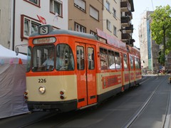 Wagen 226 bei der Talfahrt