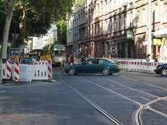 Die Weiche leistete heftigen Widerstand.....