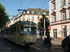 ....von der Rohrbach in die Glauburgstraße.