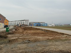 Das Baufeld der Wendeanlage