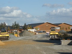 Der Boden für die Wendeanlage ist bereitet.