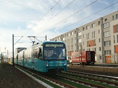 Über die Riedbergstrecke der Endstation entgegen