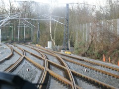 ...auf die Taunusbahn Richtung Norden.