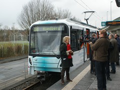 Die OB Petra Roth gibt ein Interview