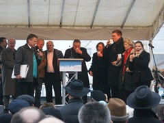 Darauf wird angestoßen.