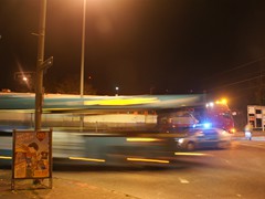 Man fuhr vorwärts aus der Stzw zur Kreuzung Heerstraße / Lula und plante nach bewährter Taktik in "Falschfahrt" in die Lula abzubiegen.