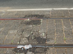 Übergang der Schienenköpfe