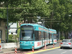 Einfahrt in die Endstelle