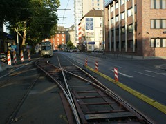 Auch der O-Wagen gab sich die Ehre. Musste aber warten....