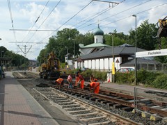 Verschrauben und Feinjustierung