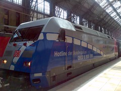 101 060-2 wirbt für die Bundespolizei