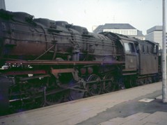 In Limburg am Bahnsteig