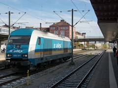 ALEX BR 223 in Regensburg wartet auf den EC nach Prag
