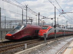 Zwei "Mitbewerber" ITALO und FS nebeneinander