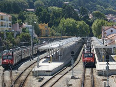 Der Start/Endbahnhof in Sintra