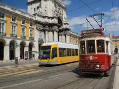 Linie und Rundfahrt.