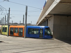 Auf dem Rundkurs unterwegs.