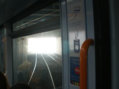 Die unterirdische Einfädelung zur Linie 1