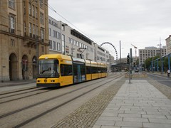 Die Station Postplatz verlassend