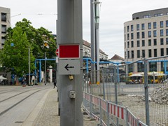 Links Abbiegen verboten