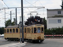 Auch der historische ST3 Zug war unterwegs