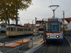 Griesheim, die ehemalige Umfahrung der Schule
