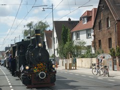 Der Feurige Elias strebt der neuen Endhaltestelle entgegen