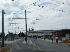 Die neue Wendeschleife mit Überholmöglichkeit