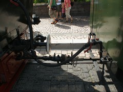 Trompetenkupplung und Kleinbahn Schraubenkupplung mit Mittelpuffer