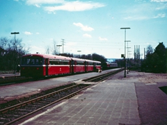 Ein Uerdinger Vierling VT98 in Bad Mergentheim