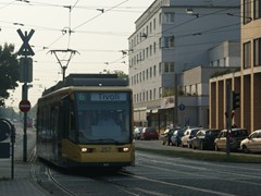 Einfahrt in die Station Hauptbahnhof