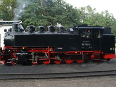 Nun ist die Lok startklar um an die Zugspitze gesetzt zu werden...