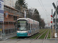 Einfahrt in die Station Alkmenestraße