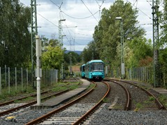 2017 als dann die Abnahme des Stellwerks erfolgte waren es dann schon U-5 Wagen die an der Heerstraße übernachteten