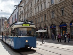 2016 sind noch P-Wagen im Einsatz dank der Probleme mit der Baureihe S und T (Variobahn)