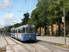 Die baustellen bedingte Kombilinie 28/21 endete an der Borstei