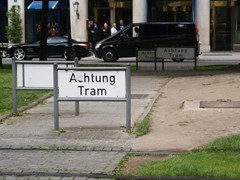 In München ist es die Tram
