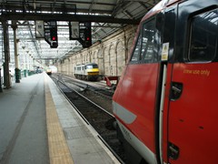 Bahnsteig Doppelbelegung