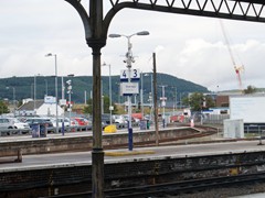 Im Hintergrund der Abzweig der Far North Line