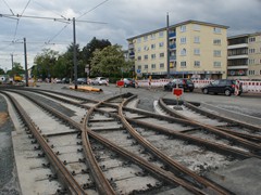 Geradeaus ging es einst weiter.....