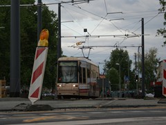 Das Gleisdreieck Mörfelder Landstraße Stresemannalle entstand "unter rollendem Rad"