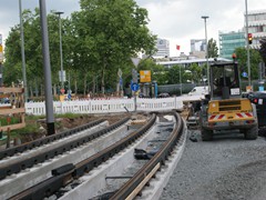 Kurz vor der Kreuzung mit der Kennedyalleee