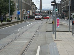 Dort ist auch ein Gleiswechsel