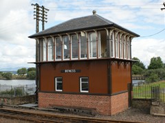 Das Stellwerk der Museumsbahn Bo'ness