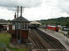 Leerer Bahnhof Bo'ness